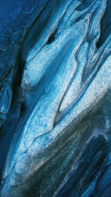 Glacial, Blue abstract