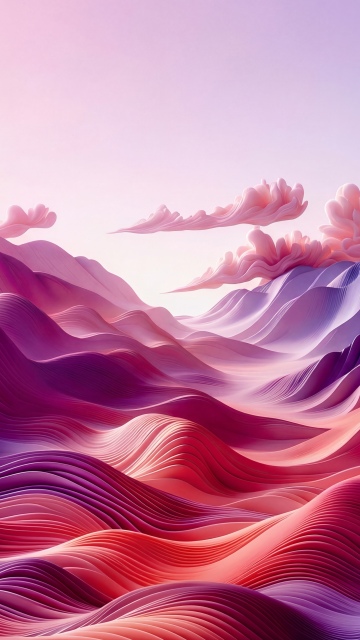 Abstract Aluminium OS stock wallpaper