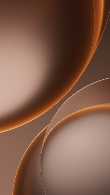 Brown abstract, Curves
