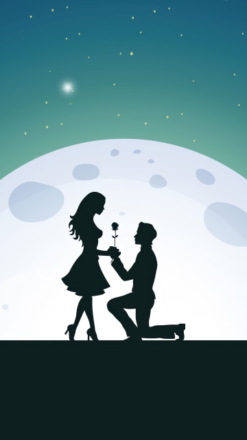 Love couple, Proposal