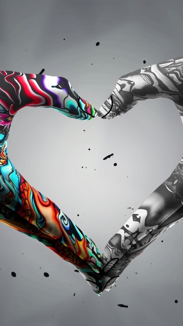Heart shape, Graffiti