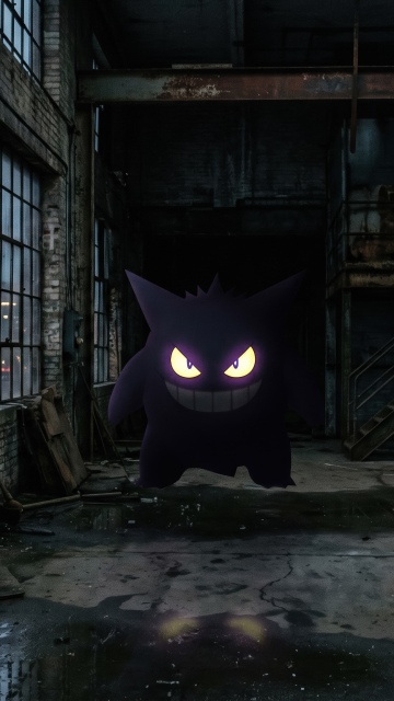 POKÉMON Gengar, Abandoned building