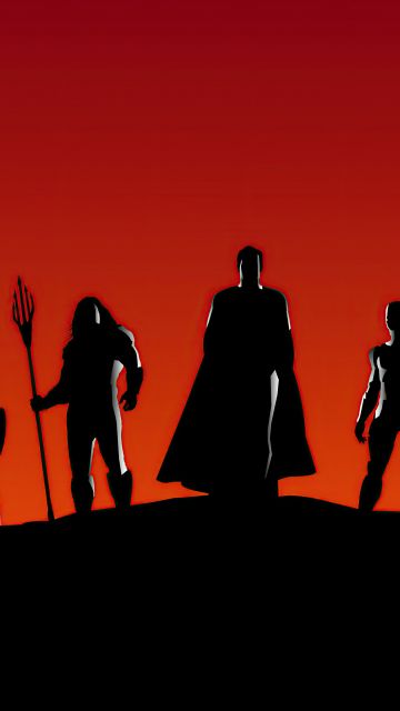 Justice League, Silhouette, DC Superheroes