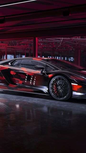 Yohji Yamamoto, Lamborghini Aventador S, 2021, 5K, 8K