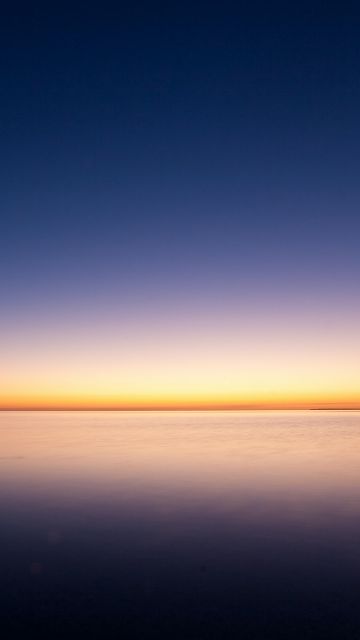 Sunset, Beach, Beautiful, Scenery, Ocean, Clear sky, Horizon, Seascape