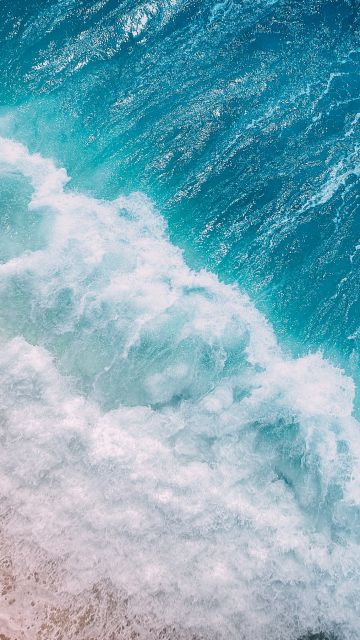 Ocean Waves, Aerial view, Ocean, Water, Drone photo