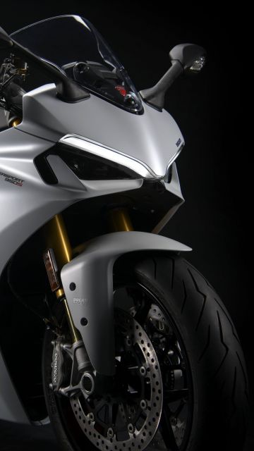 Ducati SuperSport 950, 8K, Sports bikes, Black background, 2021, 5K