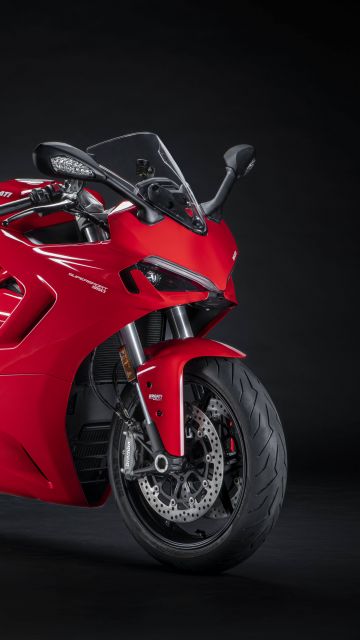 Ducati SuperSport 950, 5K, Sports bikes, Dark background, 2021, 8K