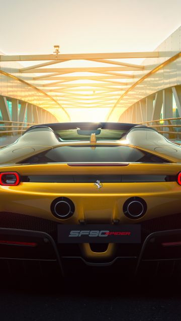 Ferrari SF90 Spider, 8K, 2021, 5K