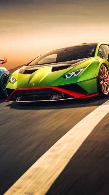 Lamborghini Huracán STO, Race track, 2021, 5K