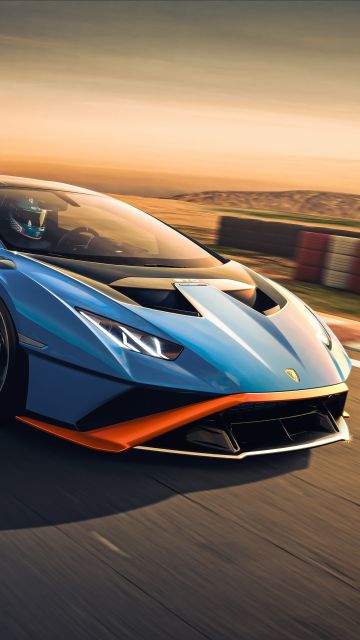 Lamborghini Huracán STO, Racing, 2021, 5K