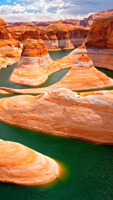 Glen Canyon, Utah, United States, Colorado River, Lake Powell, OS X Mountain Lion, Stock, Western