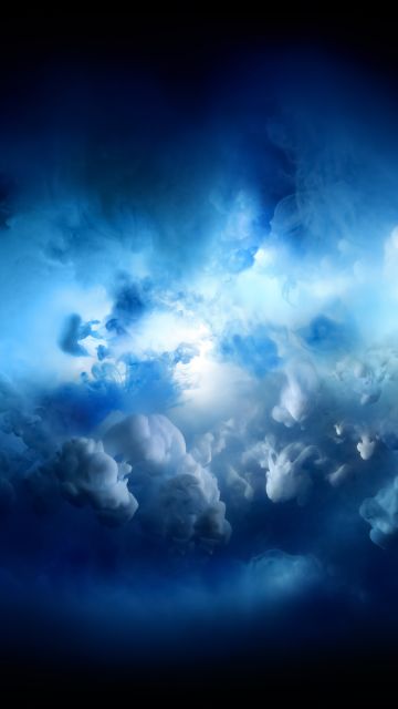 Storm, Clouds, Blue, iMac Pro, Stock, 5K