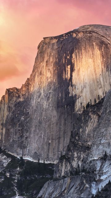 OS X Yosemite, El Capitan, Summit, Yosemite National Park, Yosemite Valley, Evening, Peak, Stock, California, 5K