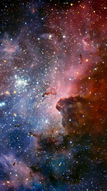 Carina Nebula, Star formation, Astronomy, Astrophysics, Stars, Young Stars, Space Observation, Cosmic dust