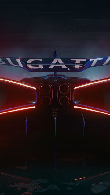 Bugatti Bolide, Rear View, Hypercars, 2021, 5K, 8K