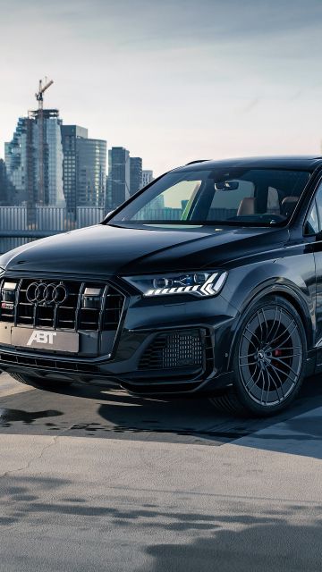 ABT Audi SQ7 TFSI Widebody, Black cars, 2021