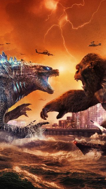 Godzilla vs Kong, Boss Fight, 2021 Movies, 5K