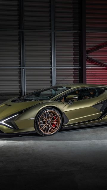 Lamborghini Sián FKP 37, Luxury sports car, 2021, 5K