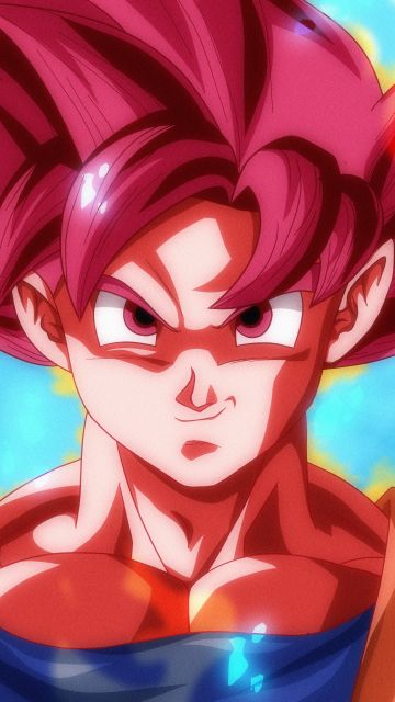 Goku, Super Saiyan God, Dragon Ball Super, 5K
