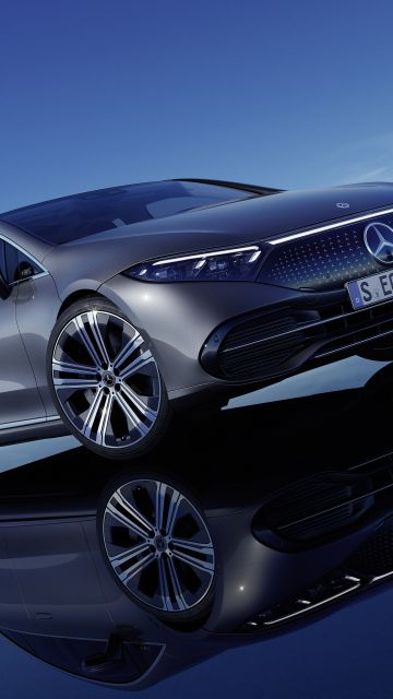Mercedes-Benz EQS 450+, 2021, Electric cars, 5K