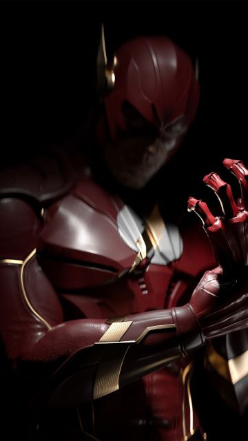 The Flash, Injustice 2, Barry Allen, Black background, DC Comics