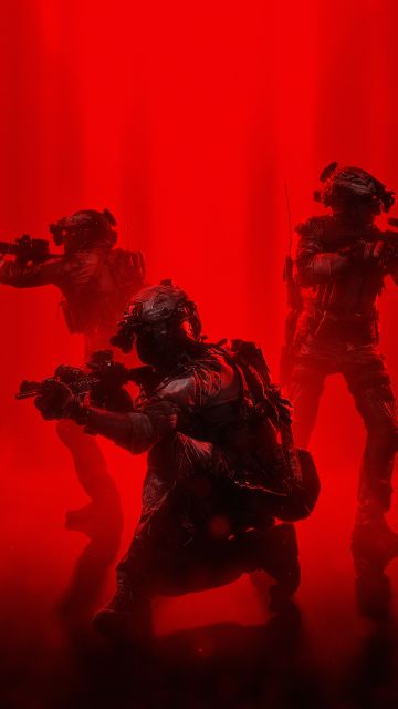 Soldiers, Operation, Red background