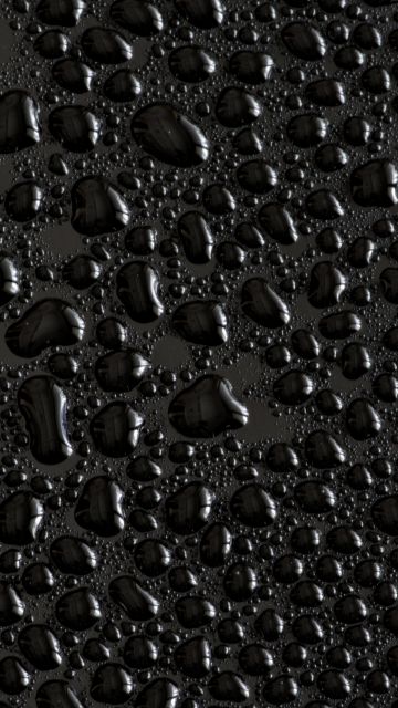 Water droplets, Black background, Texture, Rain drops, Pattern, Backgrounds