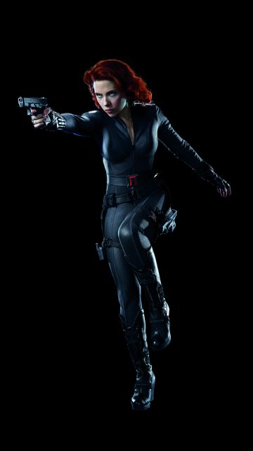Black Widow, 8K, Scarlett Johansson, Black background, 5K