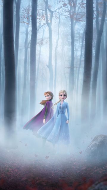 Frozen 2, Anna, Elsa, Enchanted Forest, 5K, 8K