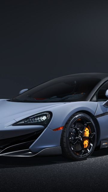 McLaren 600LT, Sports cars, Dark background