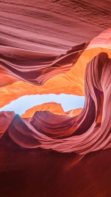 Lower Antelope Canyon, 8K, Rock formations, Arizona, USA, Tourist attraction, Famous Place, 5K