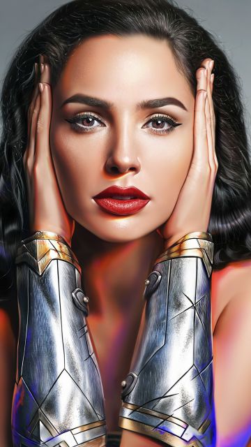 Gal Gadot, Wonder Woman, Portrait, Artwork, DC Superheroes