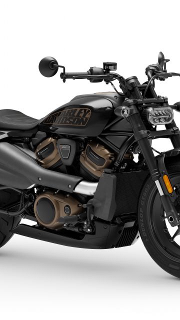 Harley-Davidson Sportster S, White background, Cruiser motorcycle, 2021, 5K, 8K