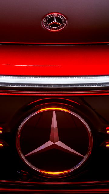 Mercedes-Benz EQA 250 AMG Line, 2021, Mercedes-Benz Logo, Three-pointed star