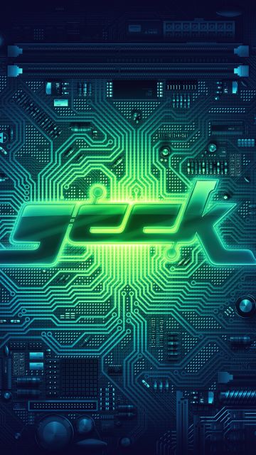 Geek, Photoshop, Digital Art, PCB, Circuit board