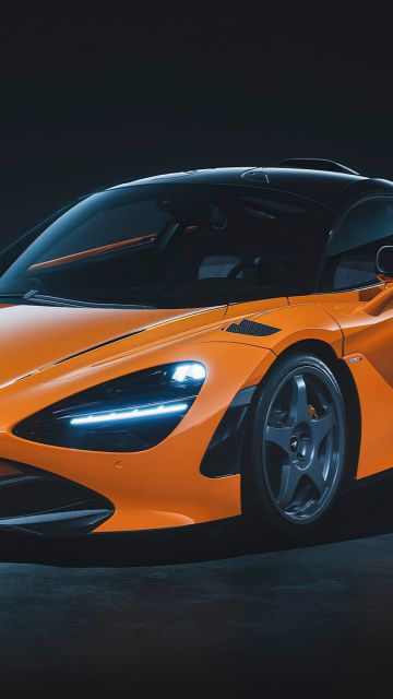 McLaren 720S Le Mans, 2021, Sports cars, Dark background