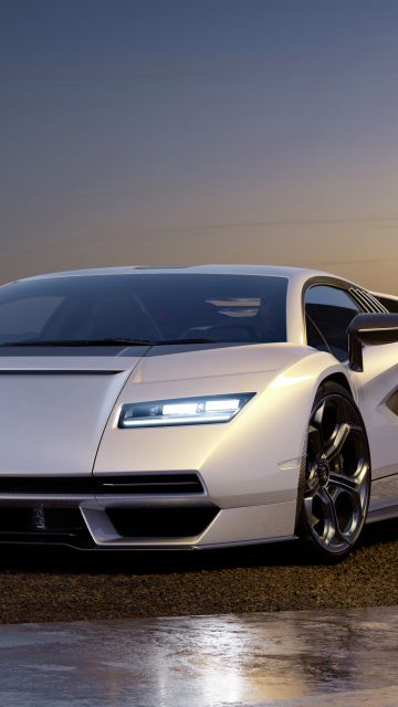 Lamborghini Countach LPI 800-4, Hybrid cars, Electric Sports cars, 2022, 5K