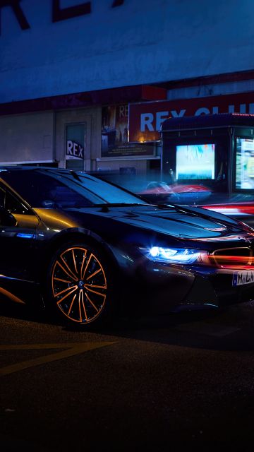 BMW i8 Ultimate Sophisto Edition, Night, Urban, 5K