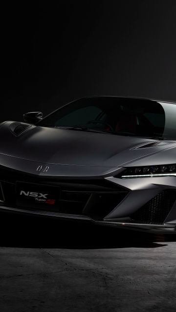 Honda NSX Type S, Dark Edition, Hybrid Supercar, Sports cars, 2022