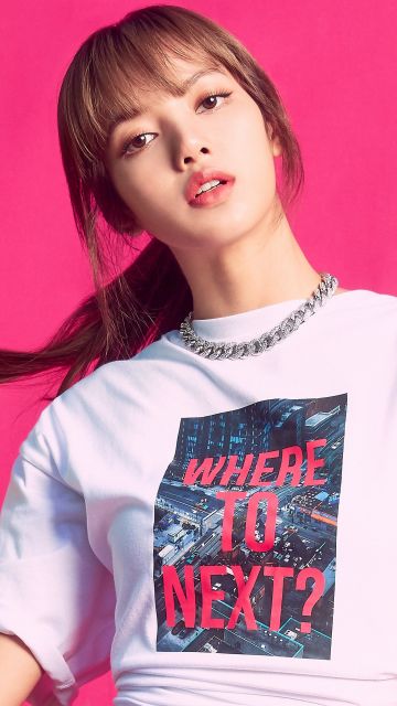 Lisa, Pink background, Blackpink, K-Pop singer, Korean singers