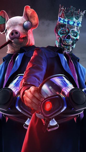 Watch Dogs: Legion, Ded Coronet Mask, Pig mask, PlayStation 5, PlayStation 4, Xbox Series X, Xbox One, Google Stadia, PC Games, 2020 Games