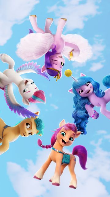 My Little Pony: A New Generation, Animation movies, 2021 Movies, Sunny Starscout, Izzy Moonbow, Pipp Petals, Zipp Storm, Adventure, Comedy, 5K