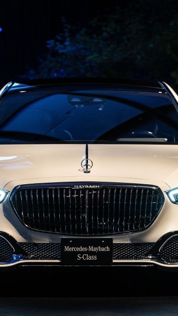 Mercedes-Maybach S 580 4MATIC, 2021, Dark background, 5K