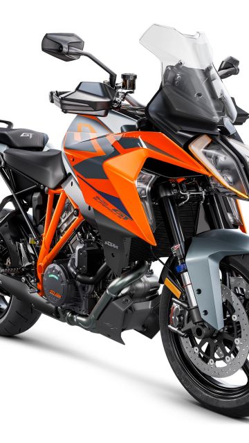 KTM 1290 Super Duke GT, Sports bikes, 2022, White background