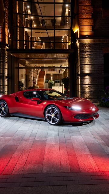Ferrari 296 GTB, Hybrid sports car, Plug-In Hybrid, 5K, 2022