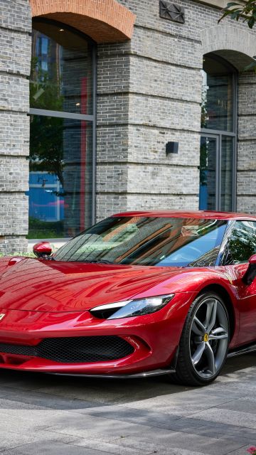 Ferrari 296 GTB, Plug-In Hybrid, Hybrid sports car, 5K, 8K, 2022