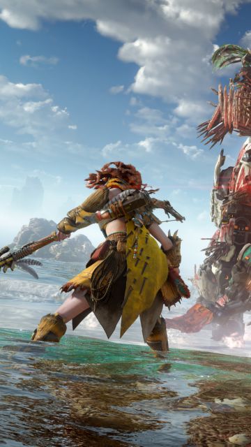 Aloy, Fengxi, Boss Fight, Horizon Forbidden West, Gameplay, 2022 Games, PlayStation 4, PlayStation 5