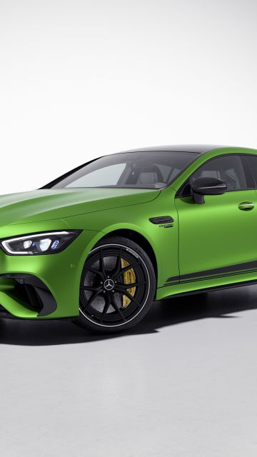 Mercedes-AMG GT 63 S E Performance, 4-Door Coupe, 2022, White background, Hybrid cars, 5K