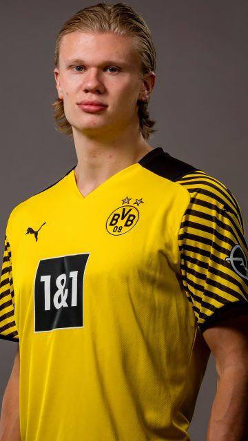Erling Haaland, Norwegian footballer, Soccer, Bundesliga, Football player